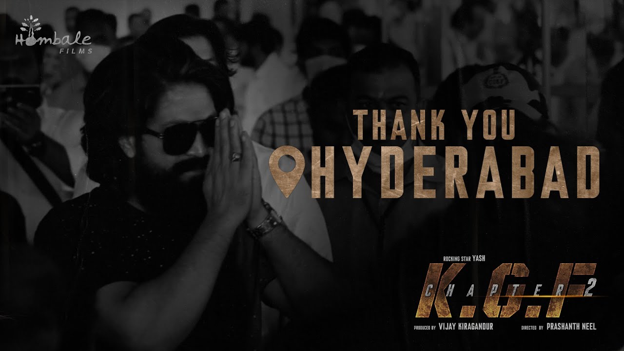 KGF 2 - Hyderabad Sneak Peek|Yash |Sanjay Dutt |Raveena|Srinidhi| Prashanth Neel |Hombale Films