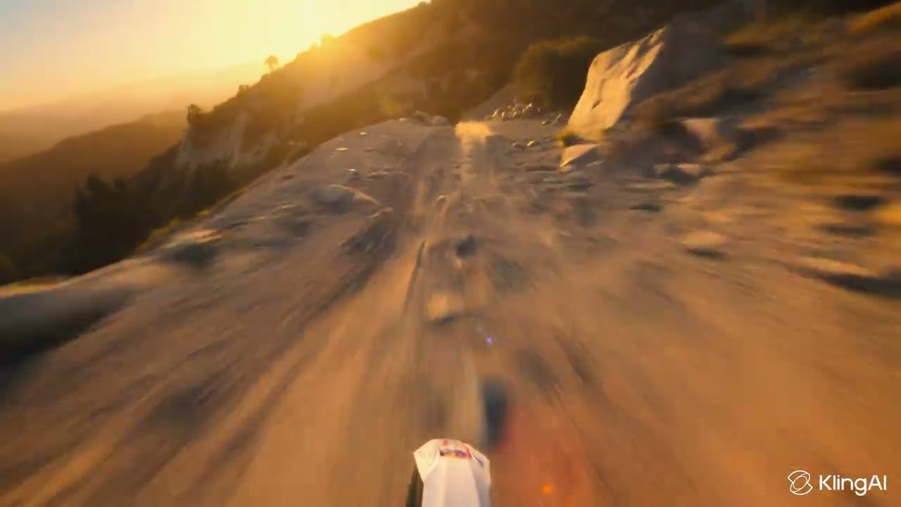 Ai motorcycle 🏍 the top of the mountain ⛰️ 