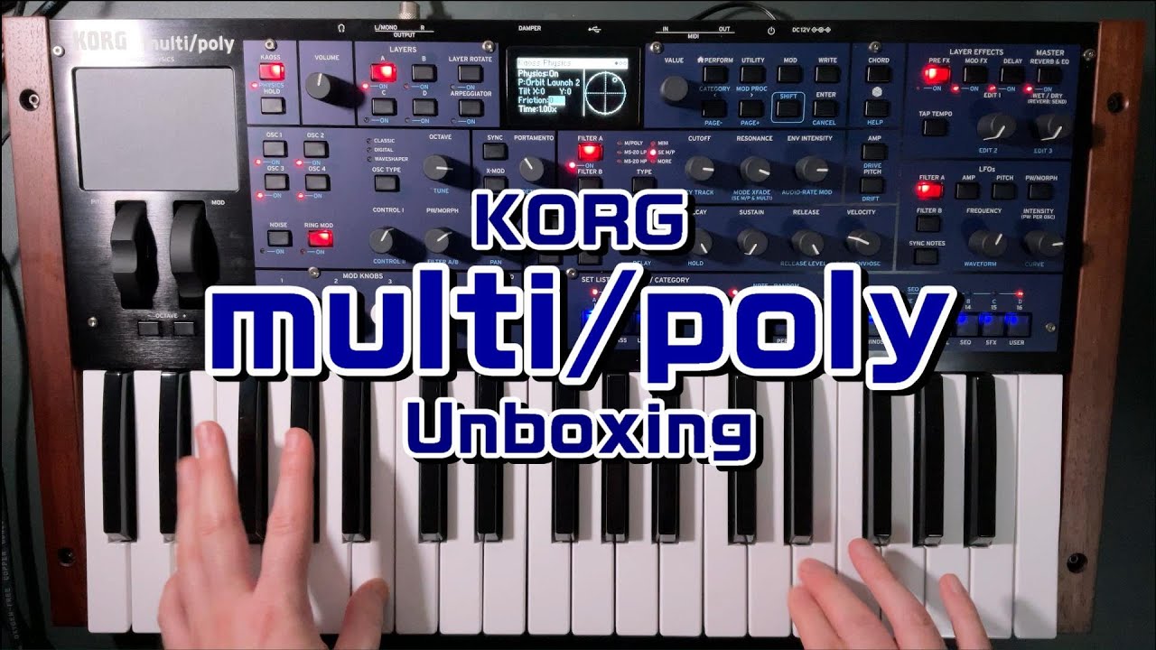 KORG multi/poly unboxing