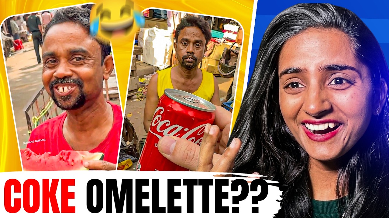 Street Food Gone Wrong 🤮 Pepsi Omelette & Pizza with Sugarcane Juice!