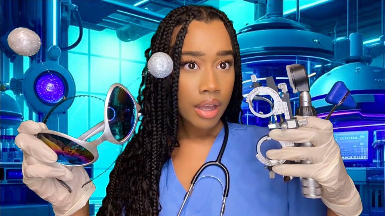 ASMR Cranial Nerve Exam BUT You're An Alien 👽 🛸 Medical Exam ASMR