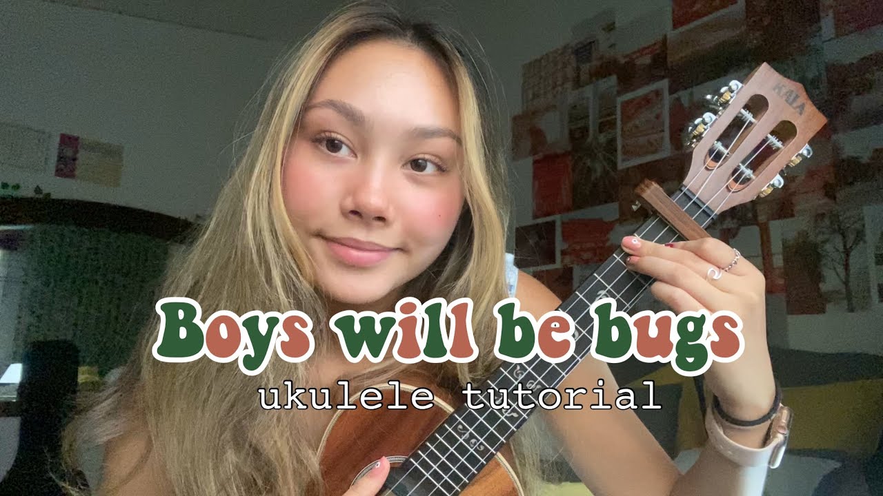 Boys will be bugs Cavetown- ukulele tutorial!!