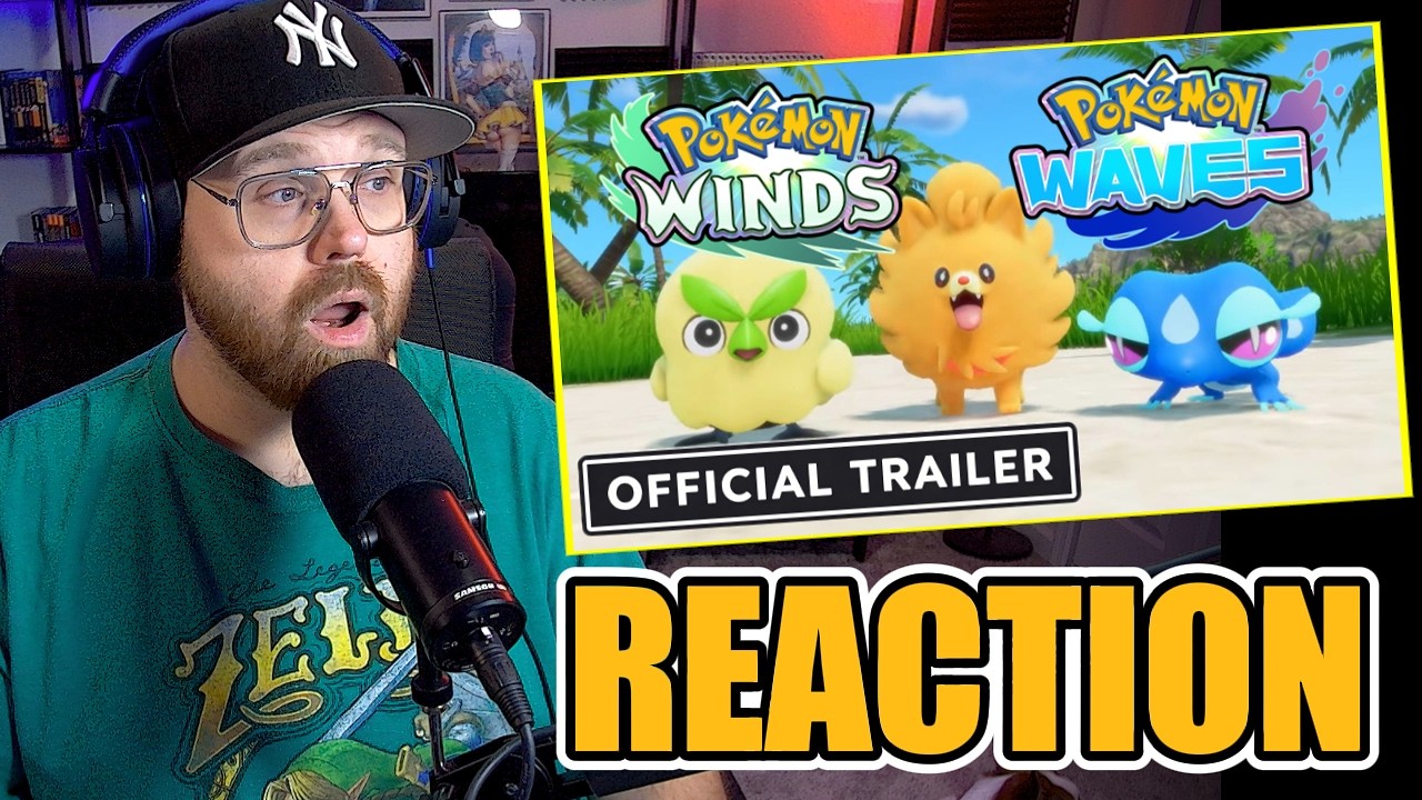 Реакция на официальный трейлер игры Pokémon Winds and Waves