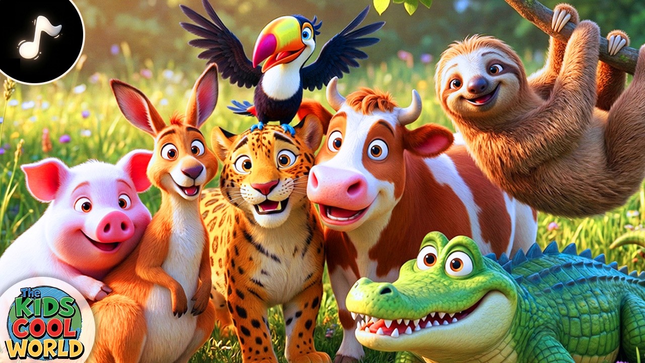 Animal Song | Animal Sounds from Around the World 🌎🐮🌴🦘❄️