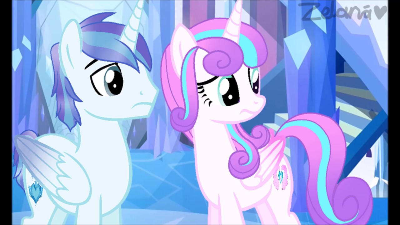 mlp speedpaint Flurry Heart and her brother, Crystal Shield