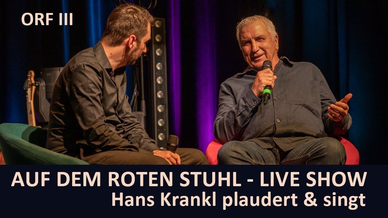 AUF DEM ROTEN STUHL LIVE - Hans Krankl plaudert & singt Welthits (ORF-Aufzeichnung)