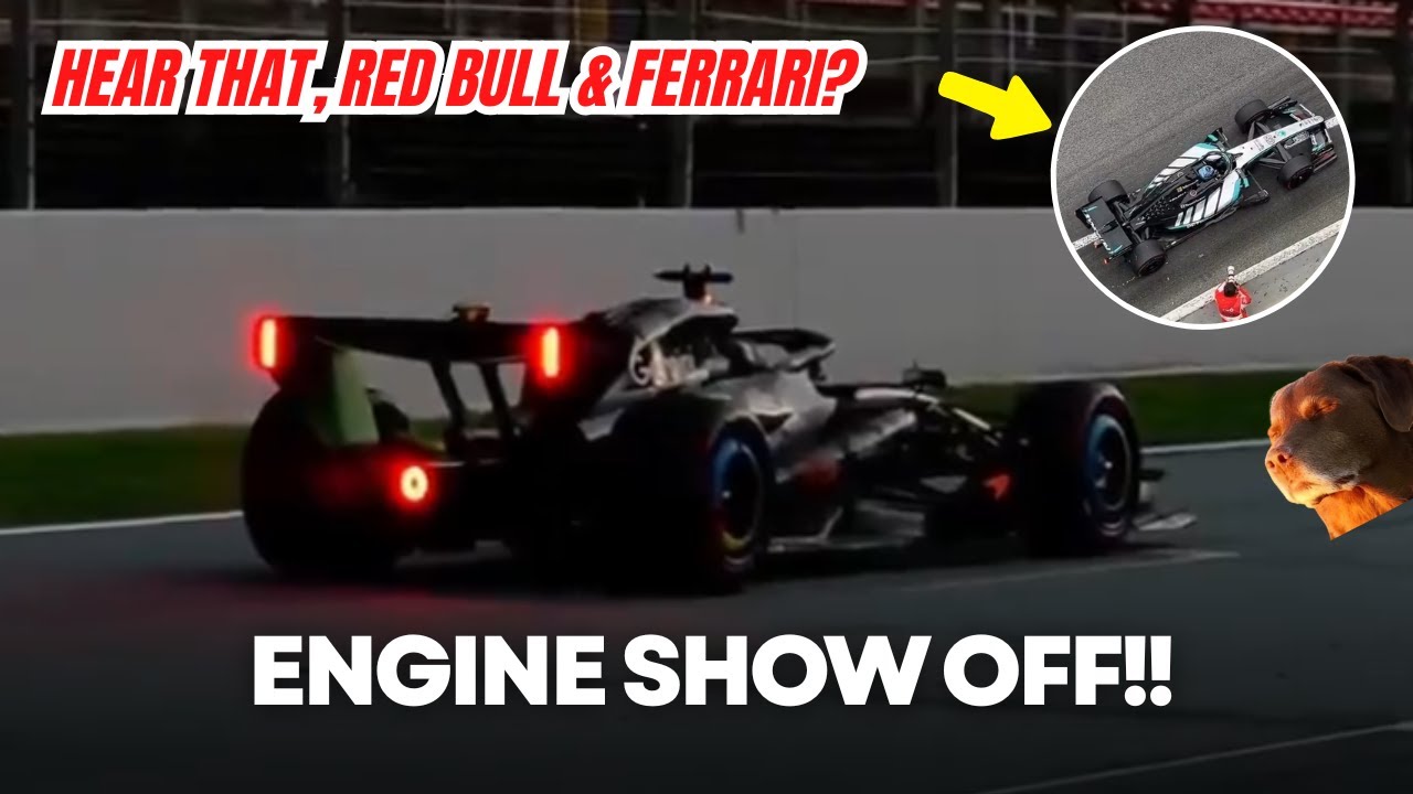 Mercedes & McLaren Show Off Their Engine Sound During F1 Testing in Barcelona