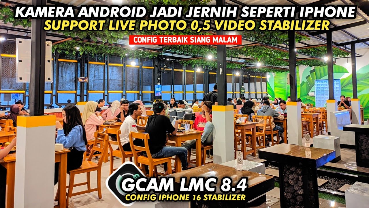 Wow🔥 Gcam LMC 8.4 Config iPhone 16 Stabilizer | Gcam Infinix Note 40 terbaru