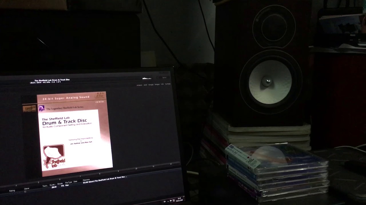 Nad C356bee & Monitor Audio RX1 Test Drum