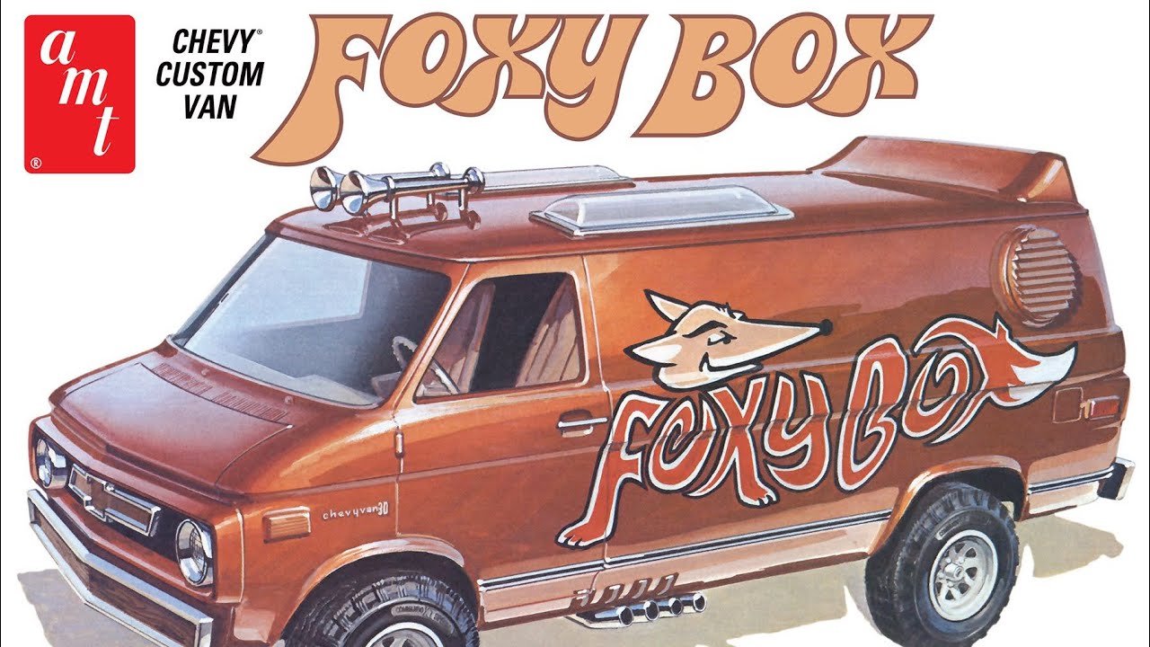 1970s Chevy Van The Foxy Box by AMT 