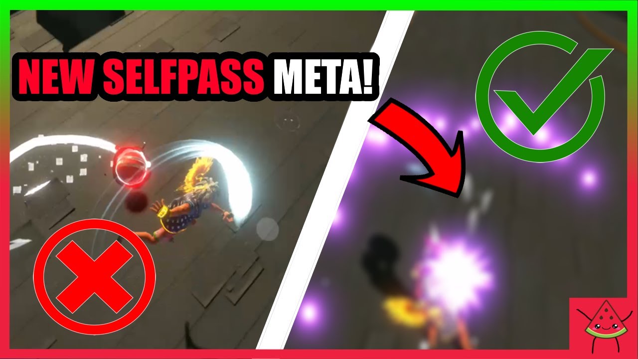 How To LOB SELFPASS in KNOCKOUT CITY! | UPDATED TECHNIQUE |