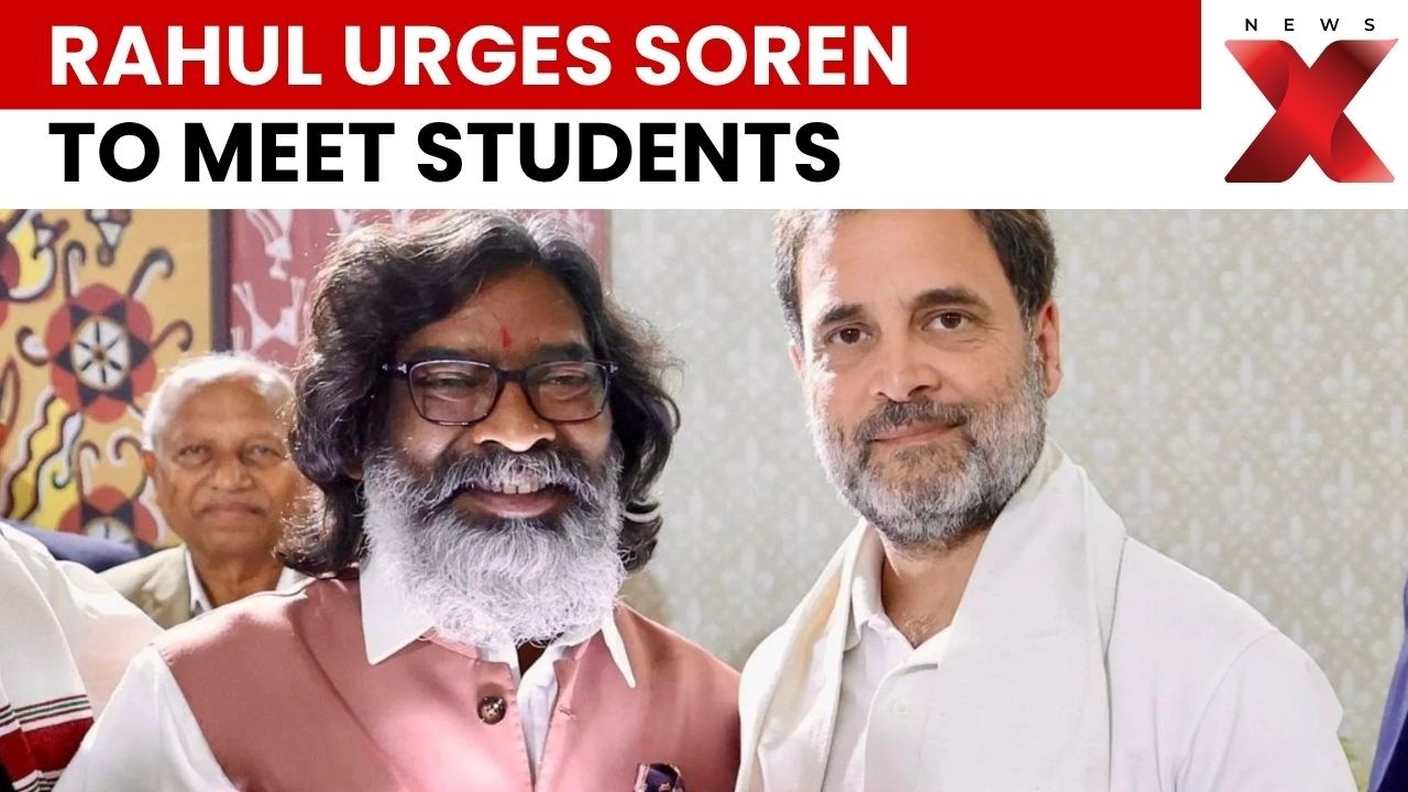 Rahul Gandhi Writes To Hemant Soren Over Ranchi Student Protests, Seeks Personal Meeting | NewsX