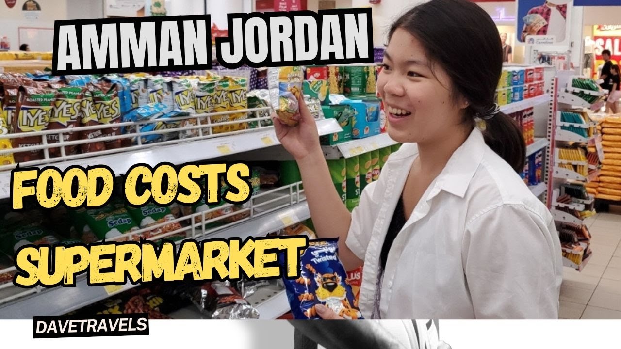 Amman JORDAN 💖 supermarket FOOD COST tour  JO