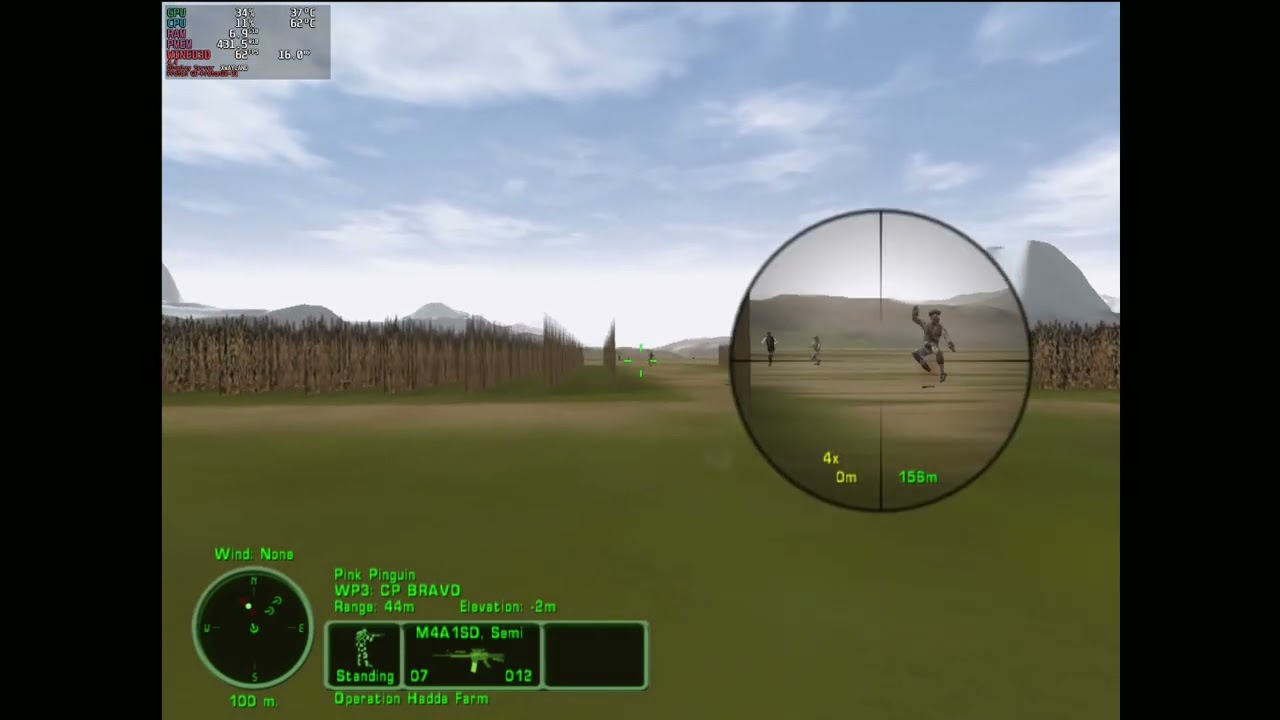 Delta Force TFD - (Camp) #17 - Operation Hadda Farm. (No Comments) gameplay. (Fedora Linux)