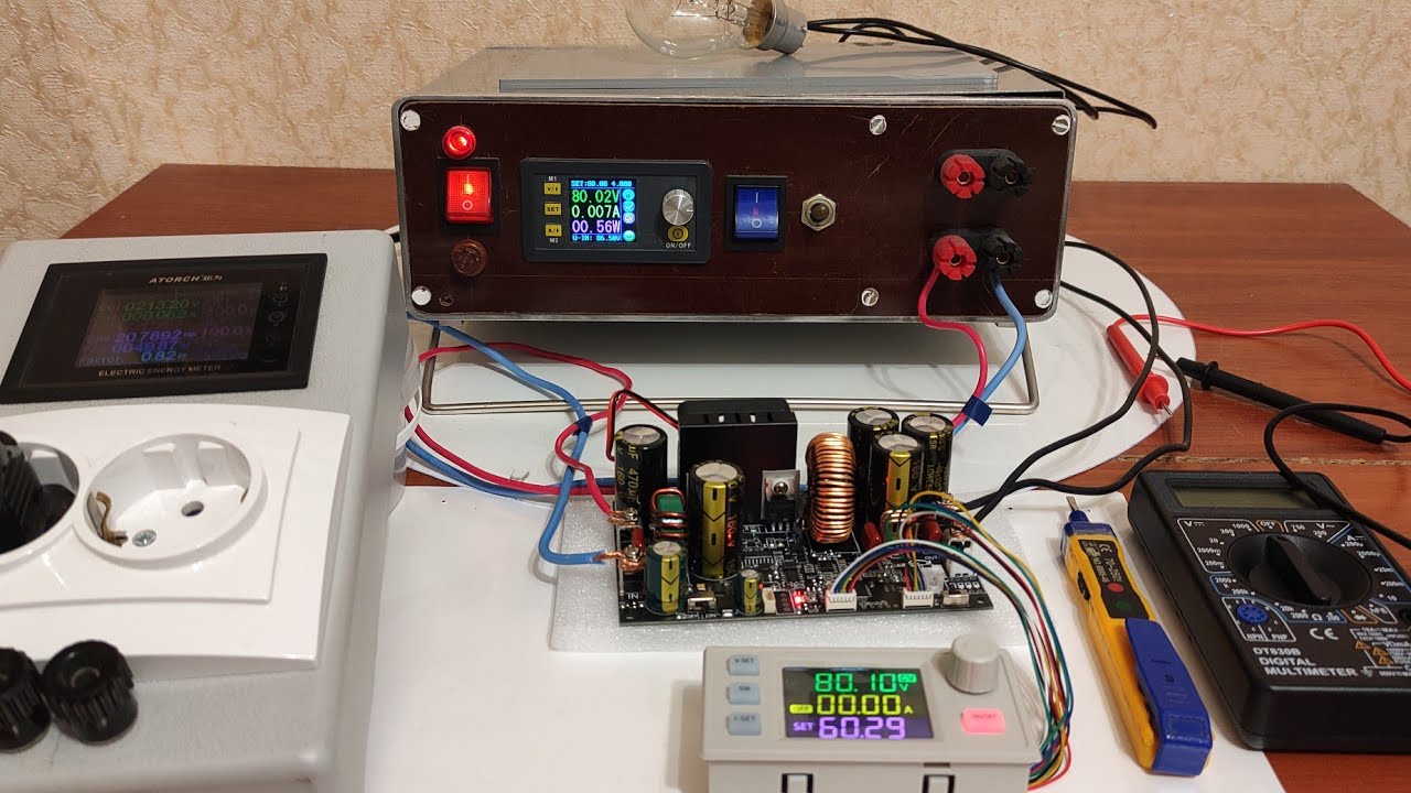 ⚡  Перевірка модуля живлення постійного струму XY12522 2000W/22A CNC DC 12-140V.  ⚡