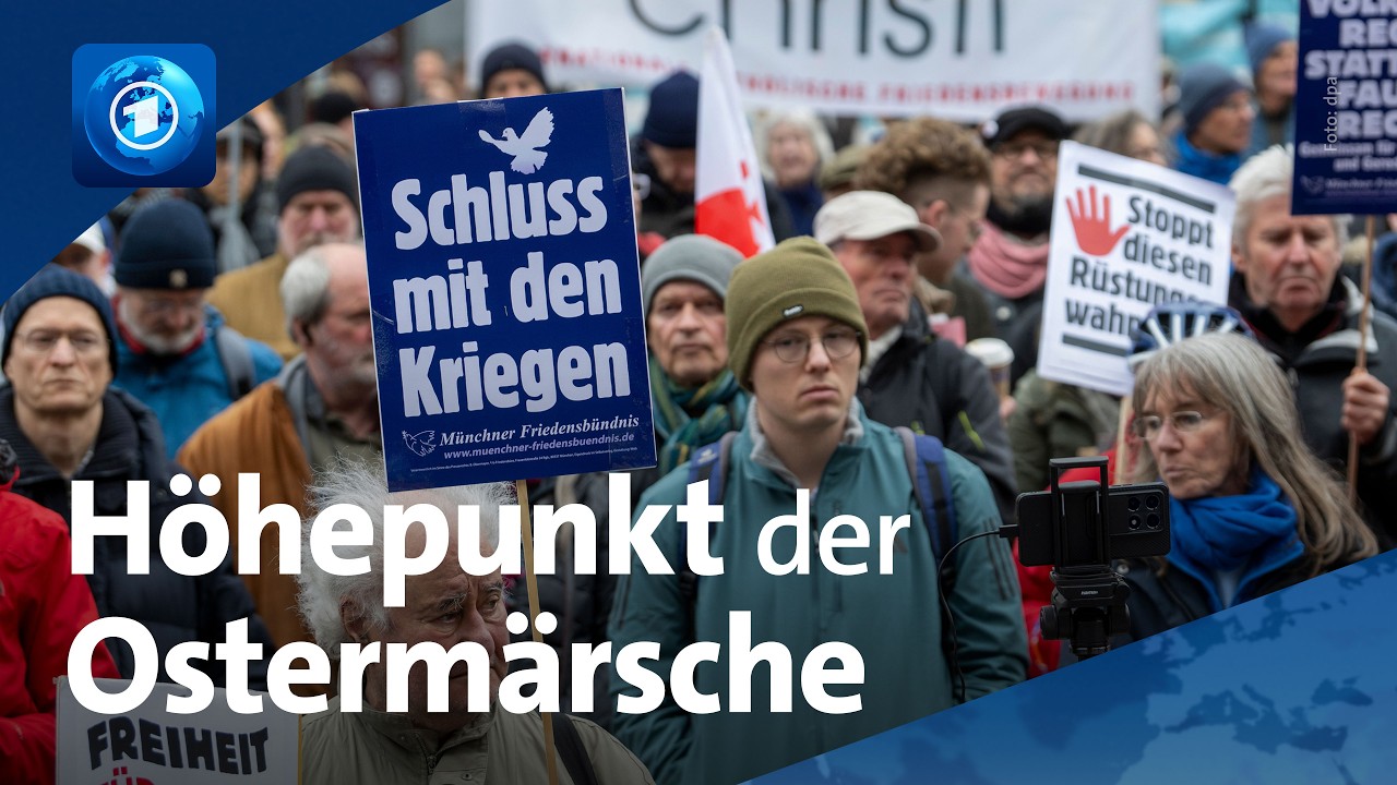 Hauptaktionstag: Dutzende Osterm&auml;rsche der Friedensbewegung gestartet