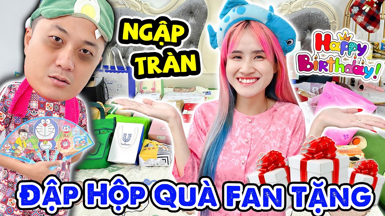 Khui Quà FAN Tặng Sinh Nhật Tuổi 25 - Vê Vê Channel