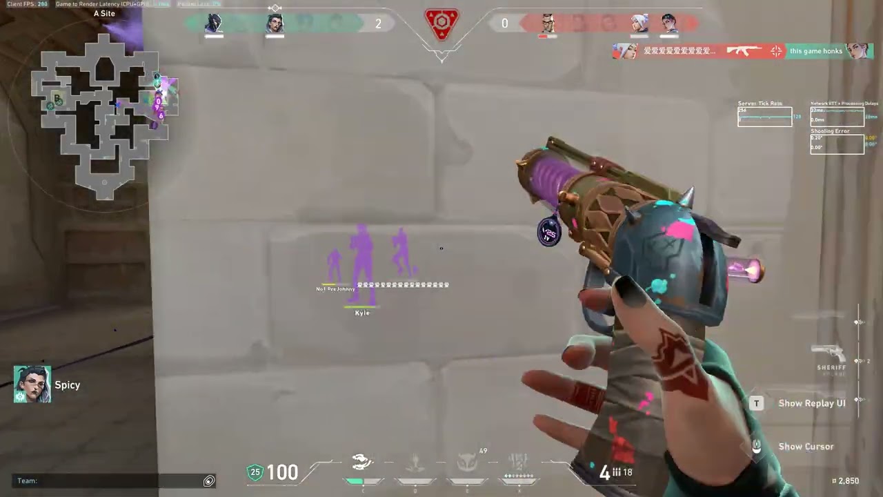 Fade 3k clutch on Corrode w/ Marshal, Sheriff, Bucky