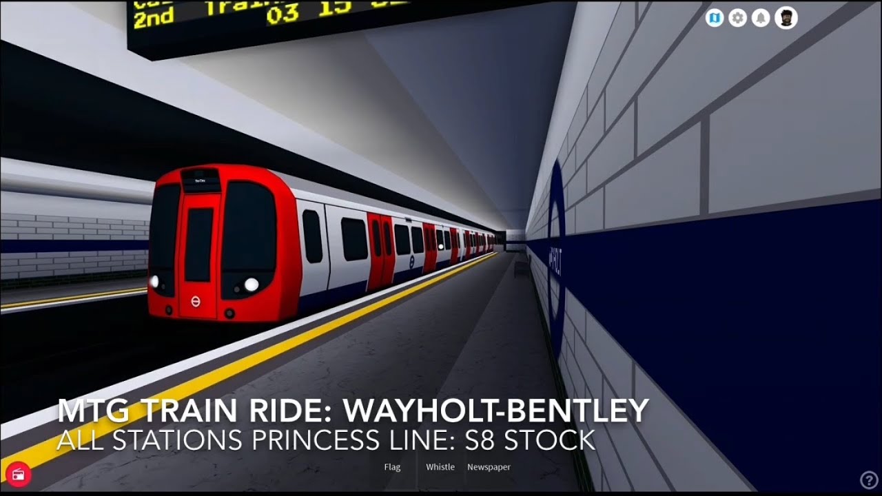 MTG Train Ride: Wayholt-Bentley (All Stations Princess Line) |S8 Stock|
