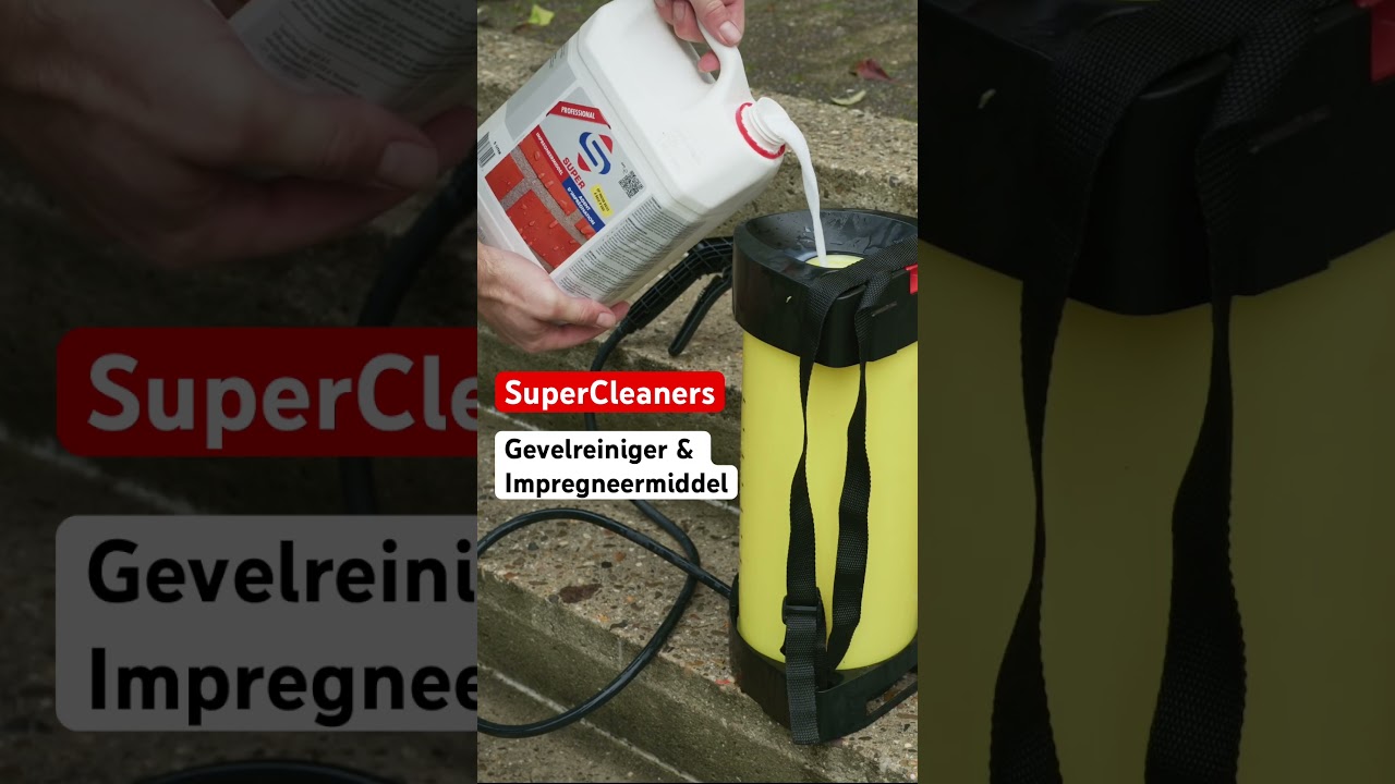 Gevel reinigen en impregneren met SuperCleaners #gevelreiniging #gevelreiniger #gevelimpregneer