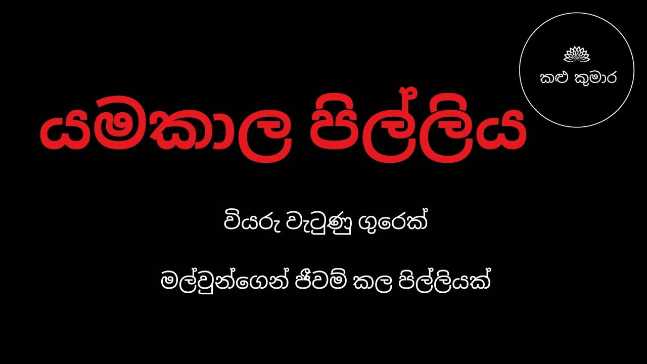 යමකලා පිල්ලිය/ sinhala ghost story/sinhala hiolman katha