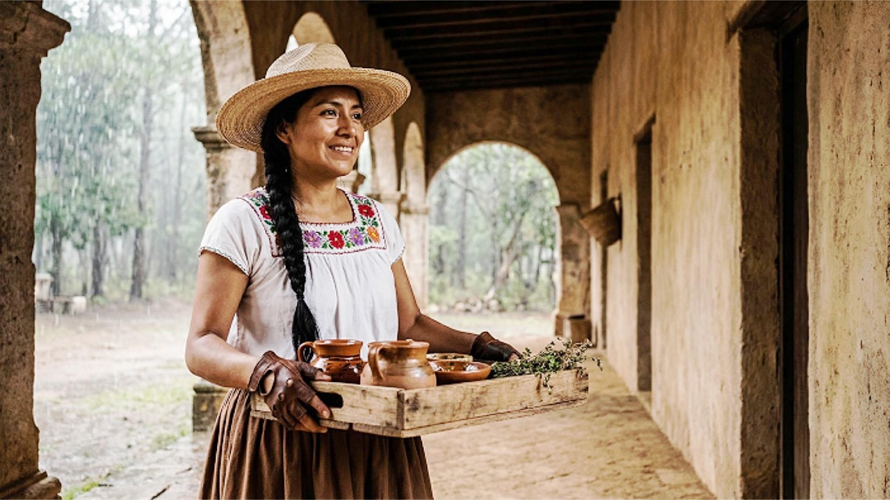 Build a RAINPROOF Covered Walkway with Dry Deck & Drainage Trenches (ASMR)
