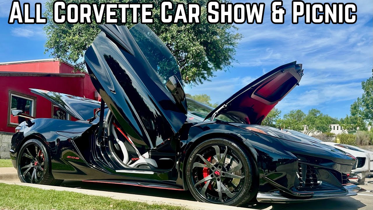 DFW Kings & Queens Car Show and Picnic -  WILD and CRAZY Corvettes!