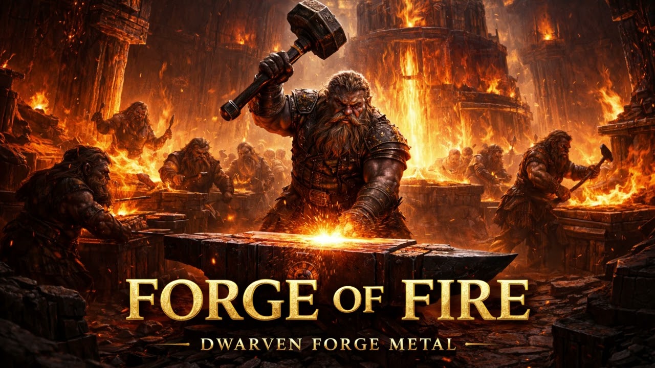 Forge of Fire | Khazrun Forge Chant - Dwarven Doom Metal