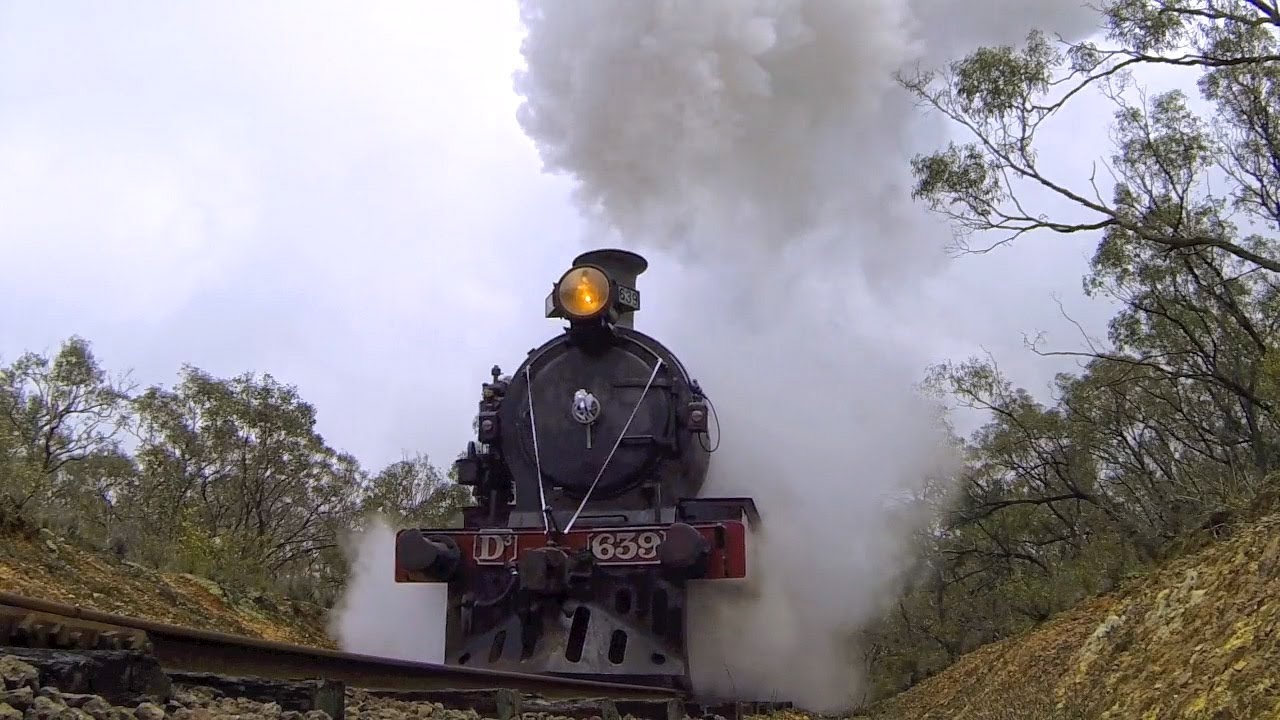 Steam Trains : D3 639 on a Private Charter on the VGR