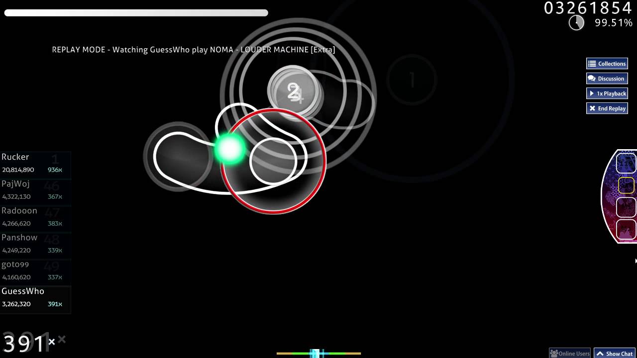 [Osu] Rank #4 | NOMA - LOUDER MACHINE [Extra] NoMod FC