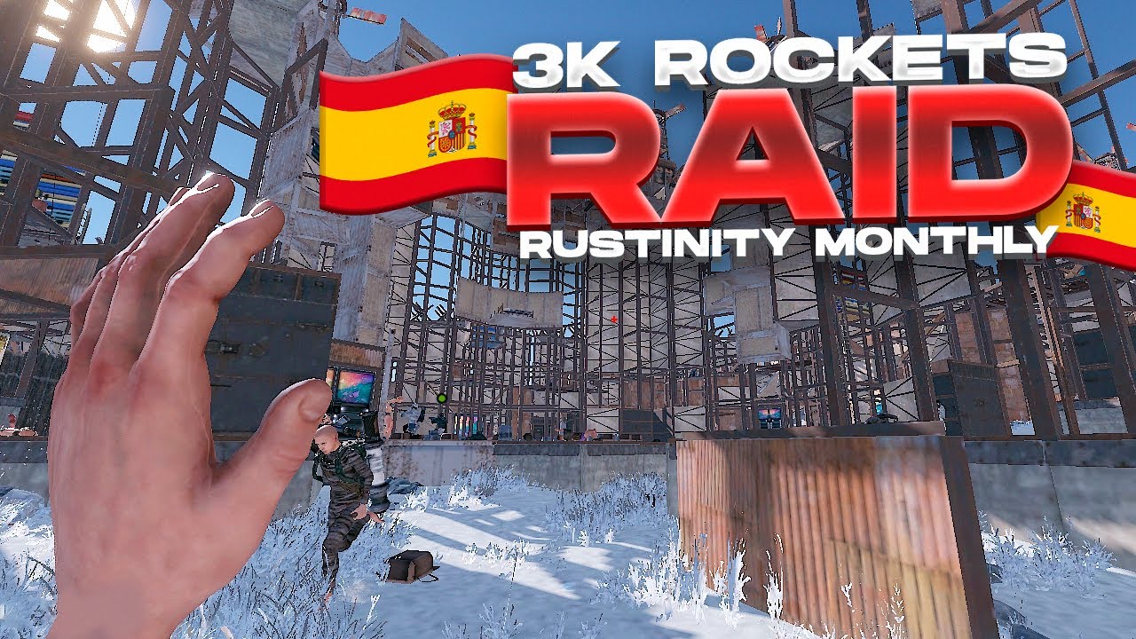THE BIGGEST RAID ON RUSTINITY EU MONTHLY +3200 ROCKETS
