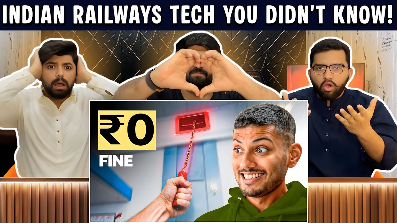 Pakistani Reaction to 7 Indian Railways Tech You Didn’t Know | हैरानी 🔥