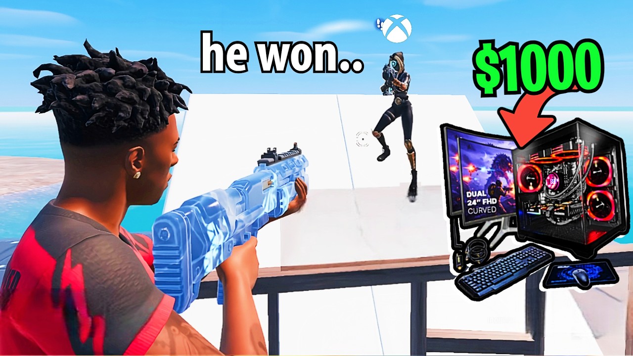 Beat Me in a 1v1, Win $1,000 PC SETUP!
