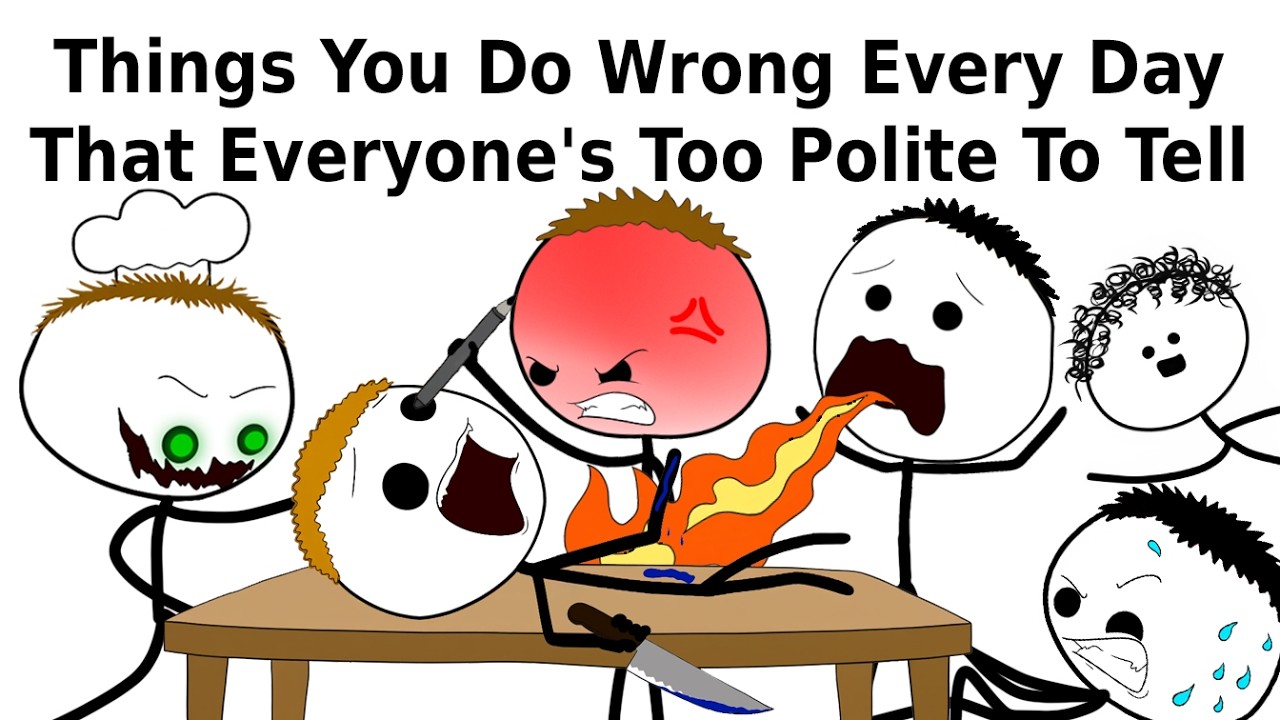 Things You Do Wrong Every Day That Everyone's Too Polite To Tell