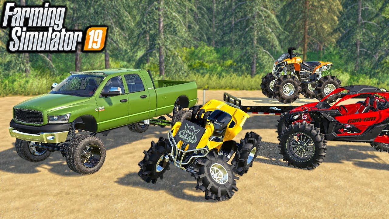 SNAPPED AXLE ON $20,000 CAN-AM RENEGADE! | (ROLEPLAY) FARMING SIMULATOR 2019