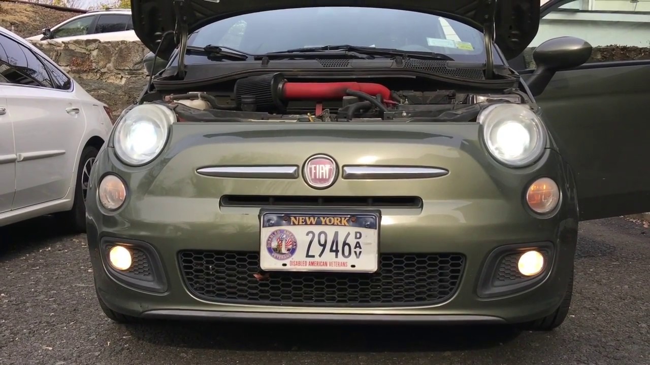 2007-2014 Fiat 500 LED headlight conversion