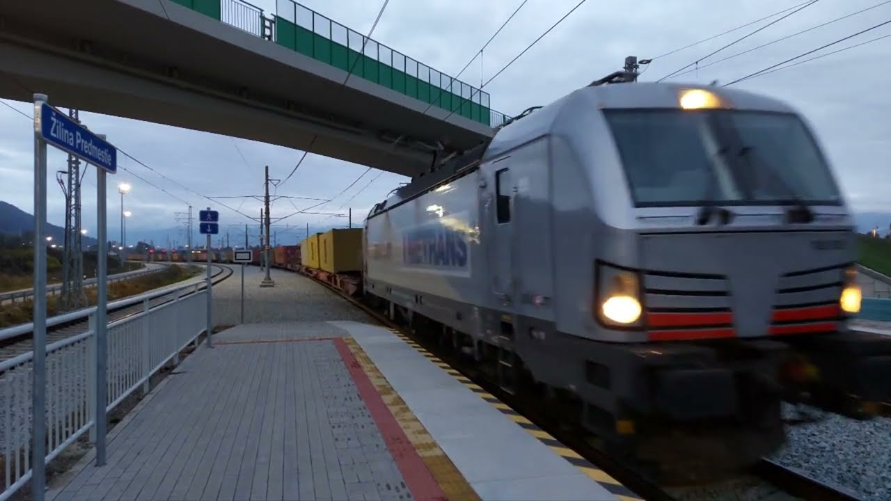 Večerné vlaky na zastávke Žilina - Predmestie, 11.10.2024