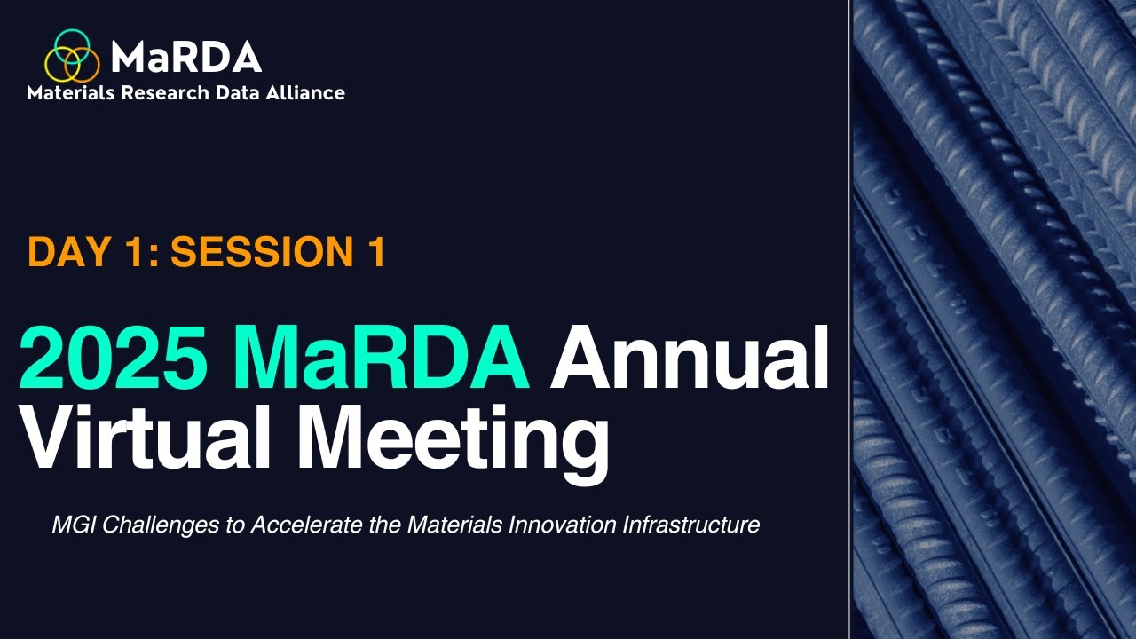 MaRDA Annual Meeting: Day 1, Session 1