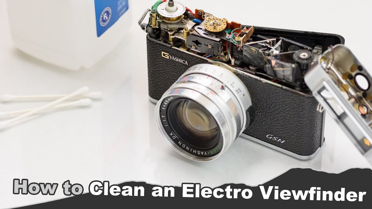 How to Clean the Viewfinder on a Yashica Electro 35