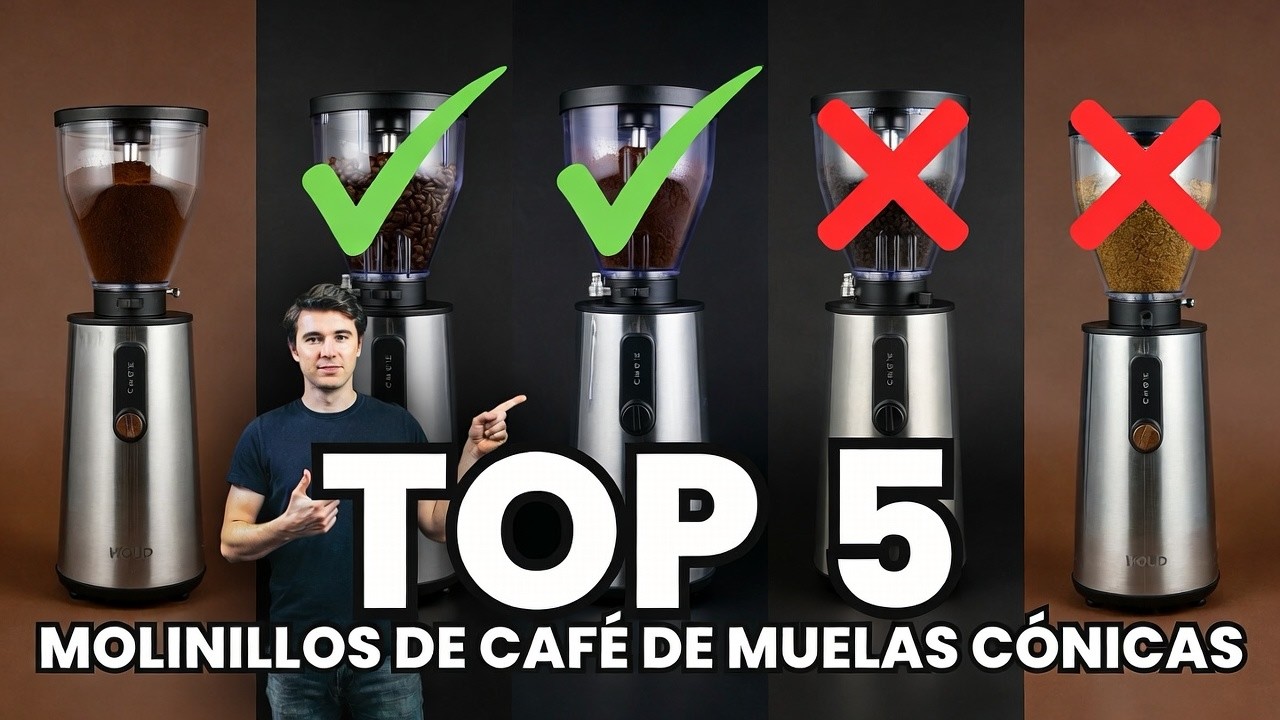 ¿Qué Molinillo de Muelas Cónicas Comprar en 2026? 🔥 Los MEJORES Molinillos de Café de Muelas Cónicas