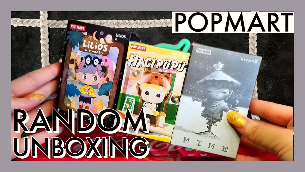 【POPMART】新作の男の子だらけランダム開封🖤 