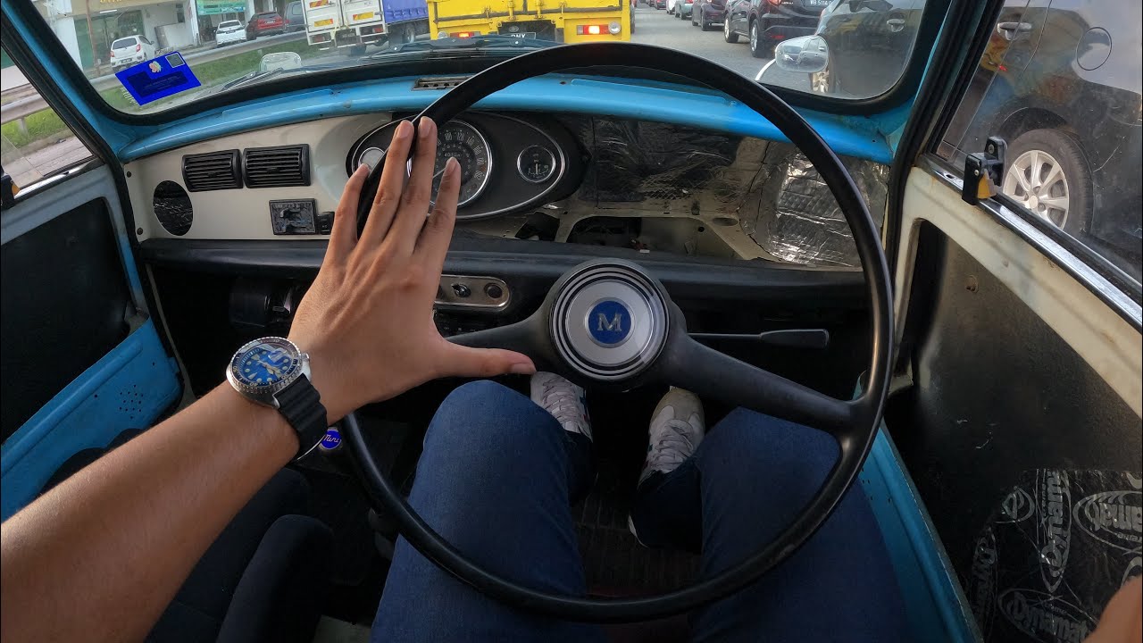 1972 Leyland Mini Van [ 1.0 SU Carb with Rollcage installed ] POV Test Drive / Walkaround