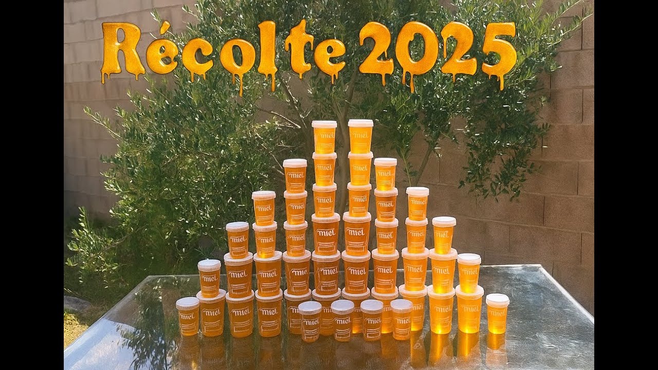 Récolte du miel 2025   Partie 2   Extraction et mise en pots