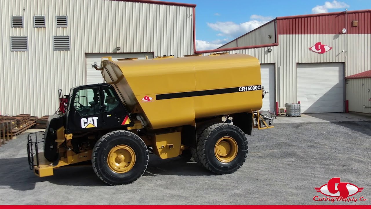 Curry Supply CR15000C off-road water truck complete walkaround