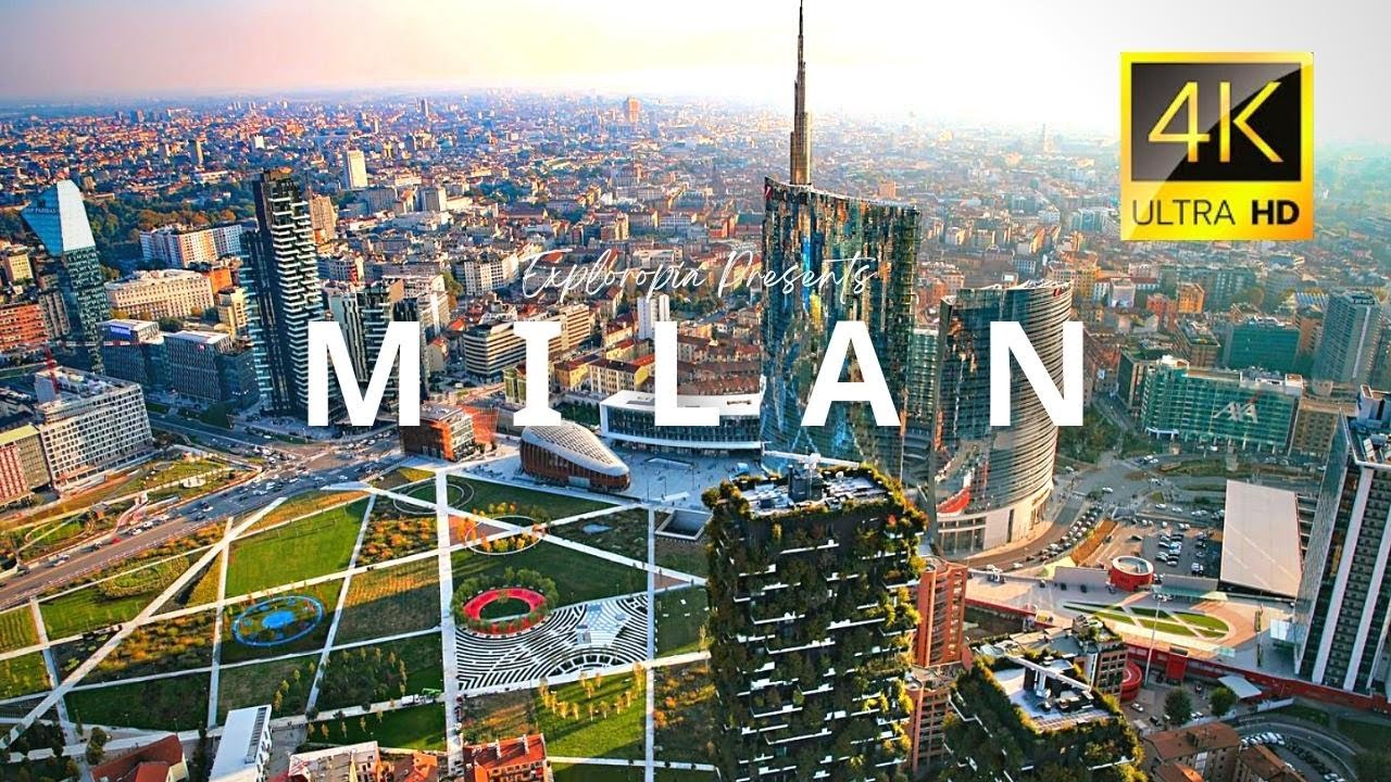 Milan City, Italy 🇮🇹 in 4K ULTRA HD 60 FPS Video by Drone