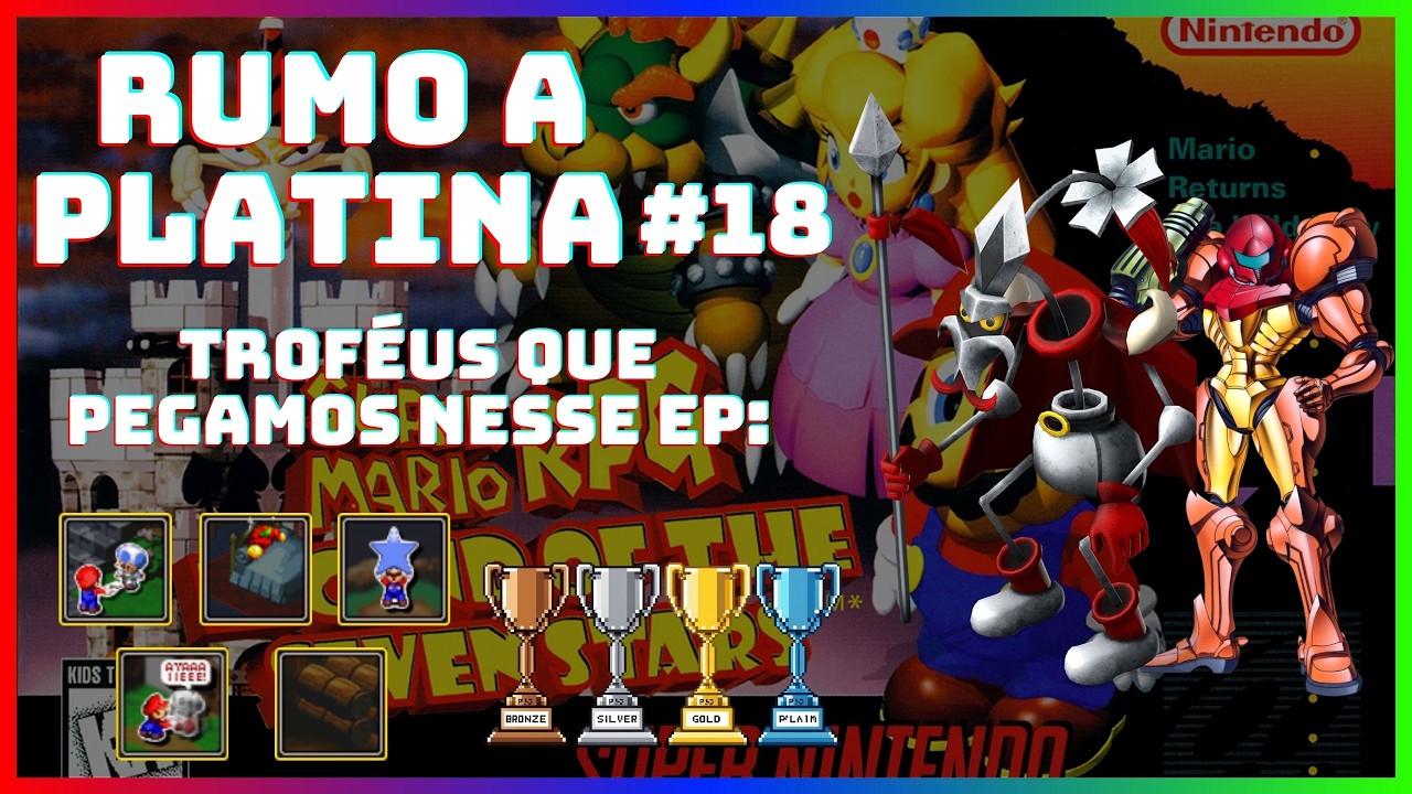 Super Mario RPG (SNES) #18 - Guia de Platina (Retroach/RetroAchievements) - Yaridovich e Easter Eggs