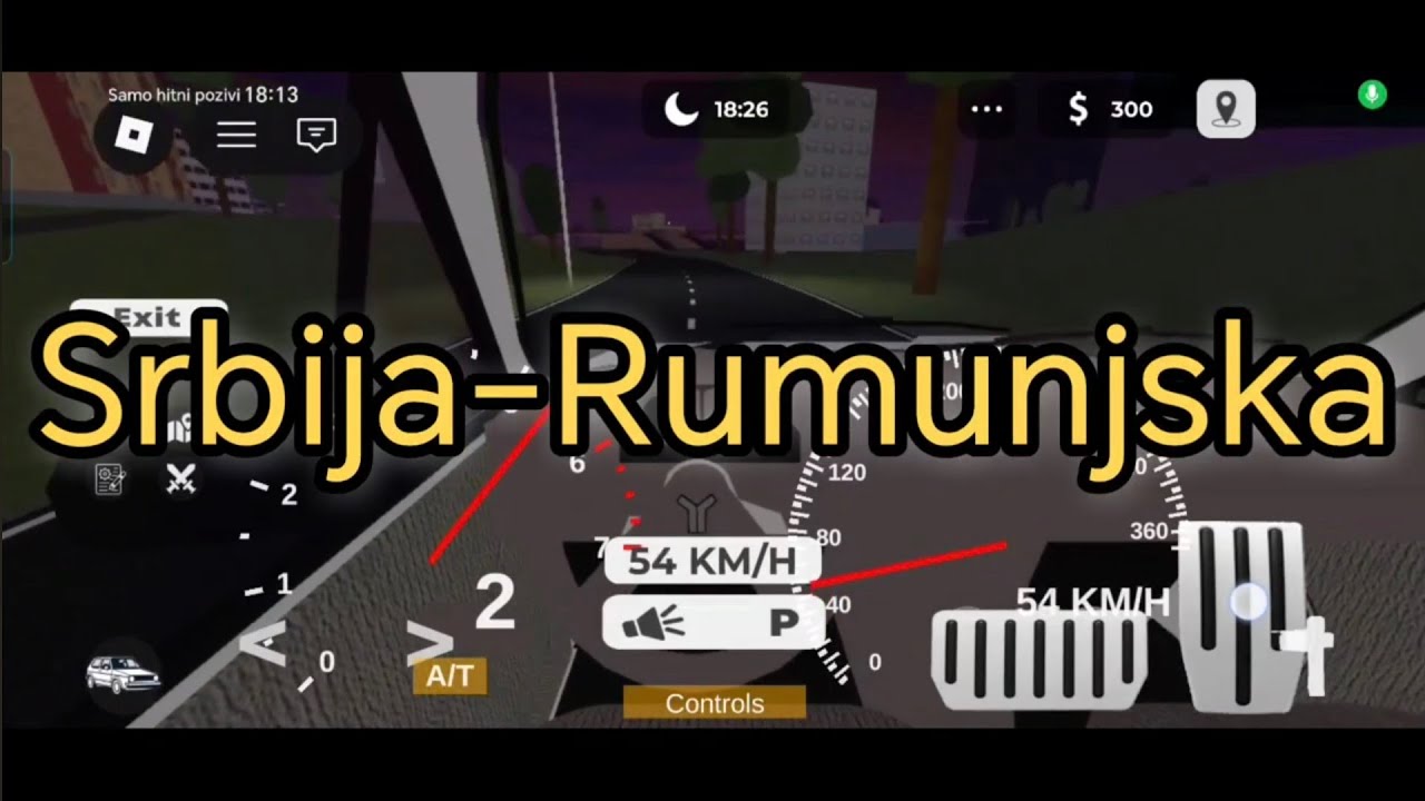 Balkan Border Srbija-Rumunjska ide s kroz Beograd i Bukurešt Roblox 