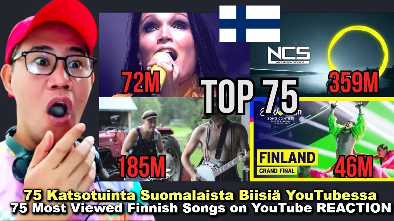 75 Most Viewed Finnish Songs on YouTube REACTION