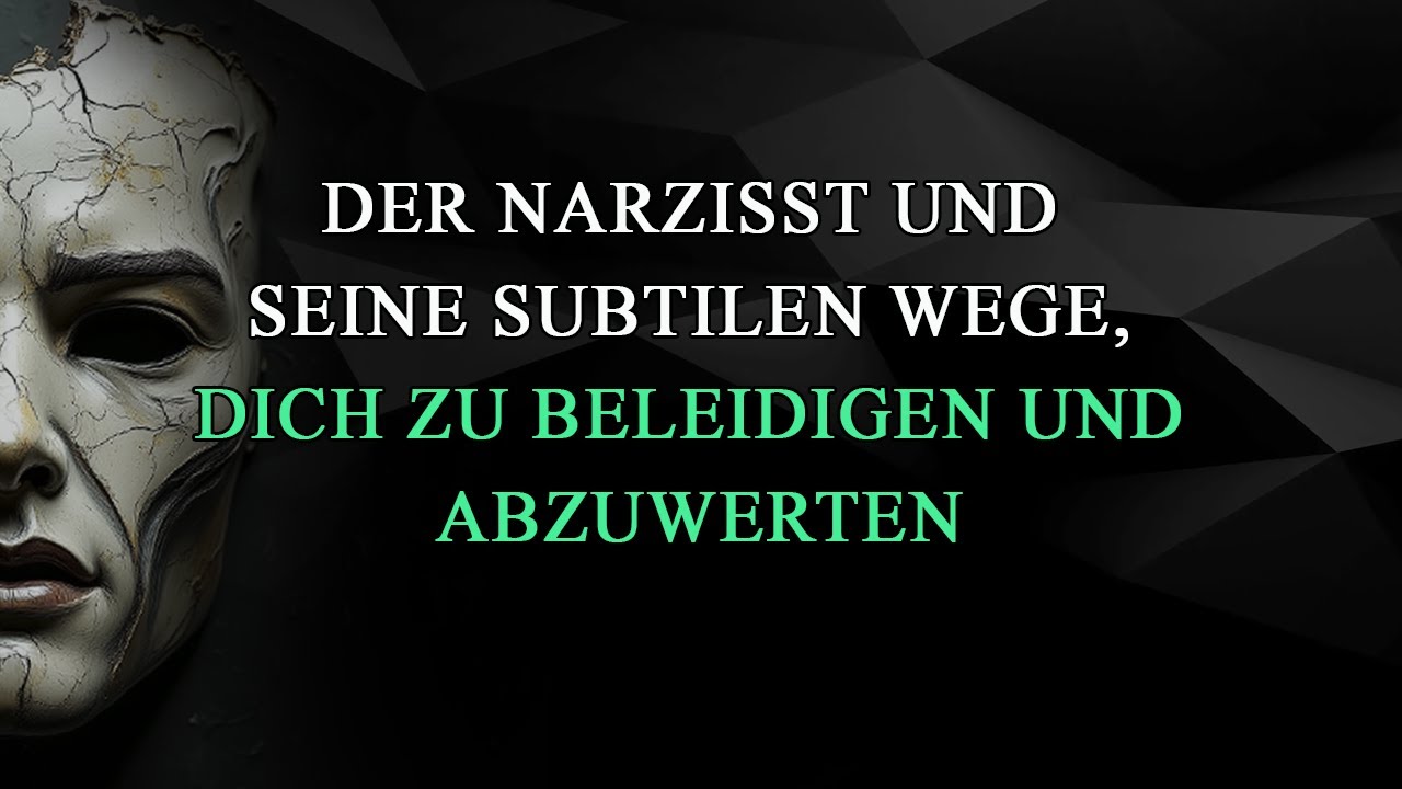 Warum benutzt der Narzisst diese verdeckten Wege, um dich zu verletzen und zu demütigen?