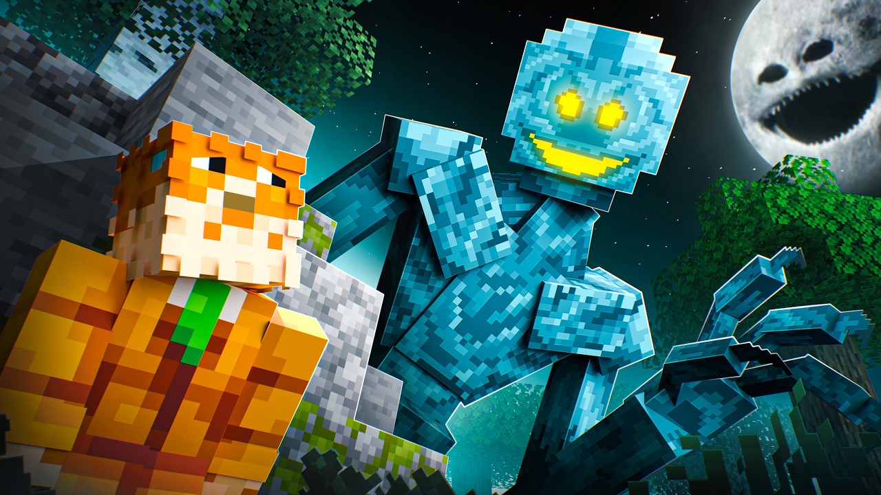 Minecraft&rsquo;s NEW Horror Mod is DISTURBING..  | The Moon Woke Up